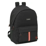 Mochila Escolar El Ganso +usb el ganso basics Preto 31 x 44 x 18 cm Jogos | Disfarces - nacloset