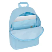 Mochila Escolar Kappa kappa basics Celeste 31 x 41 x 16 cm Jogos | Disfarces - nacloset 2