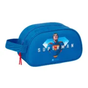 Nécessaire de Viagem Superman Azul 26 x 15 x 12 cm Desporto | Lazer - nacloset