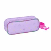 Estojo Duplo Unicorn Academy Lilás 21 x 8 x 6 cm Estojo 2 Divisórias - nacloset 2