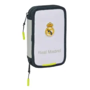 Estojo Real Madrid C.F. Branco 12.5 x 19.5 x 4 cm Estojos - nacloset
