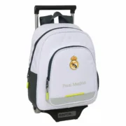 Mochila Escolar Real Madrid C.F. Branco 28 x 34 x 10 cm Jogos | Disfarces - nacloset