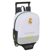 Mochila Escolar Real Madrid C.F. Branco 22 x 27 x 10 cm Jogos | Disfarces - nacloset