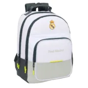 Mochila Escolar Real Madrid C.F. Branco 32 x 42 x 16 cm Jogos | Disfarces - nacloset