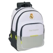 Mochila Escolar Real Madrid C.F. Branco 32 x 42 x 15 cm Jogos | Disfarces - nacloset