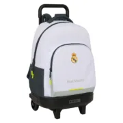 Mochila Escolar Real Madrid C.F. Branco 33 x 45 x 22 cm Jogos | Disfarces - nacloset