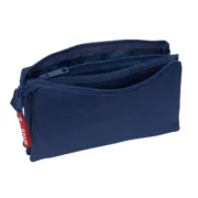 Estojo Triplo El Pulpo Azul Marinho 22 x 12 x 3 cm Estojo 3 Compartimentos - nacloset 2