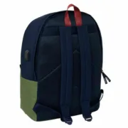 Mochila Escolar El Pulpo   Azul Marinho Caqui 31 x 44 x 18 cm Jogos | Disfarces - nacloset 2