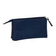 Estojo Triplo El Pulpo   Vermelho Azul Marinho 22 x 12 x 3 cm Estojo 3 Compartimentos - nacloset 2