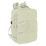 Mochila Escolar Safta Beige Bege Jogos | Disfarces - nacloset
