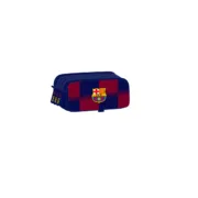 Estojo F.C. Barcelona Azul Grená 21,5 x 10 x 8 cm Estojos - nacloset