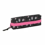 Bolsa Escolar Kuromi Preto Fúcsia 22 x 4 x 7 cm Estojos - nacloset 2