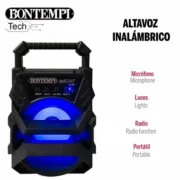 Altifalante Bluetooth com microfone para karaoke Colorbaby Colunas Bluetooth - nacloset 2