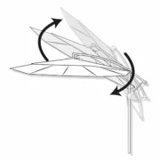 Parasol Aktive ROMA 300 x 245 x 300 cm Alumínio Casa | Jardim - nacloset 2