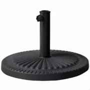 Base para Guarda-Sol Aktive 14 Kg Preto Aço Poliresina 49 x 32 cm Casa | Jardim - nacloset