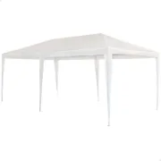 Gazebo Aktive 300 x 255 x 600 cm Metal Branco Plástico Casa | Jardim - nacloset