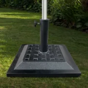 Base para Guarda-Sol Aktive 44 x 33 x 44 cm Preto Plástico Casa | Jardim - nacloset 2