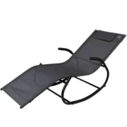 Ligstoel Aktive 172 x 75 x 53 cm Preto Casa | Jardim - nacloset