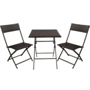 Conjunto de mesa com 2 cadeiras Aktive Casa | Jardim - nacloset