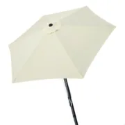 Parasol Aktive 270 x 236 x 270 cm Ø 270 cm Aço Alumínio Creme Casa | Jardim - nacloset