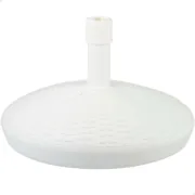 Base para Guarda-Sol Aktive 58 x 35 x 58 cm Branco Plástico Casa | Jardim - nacloset