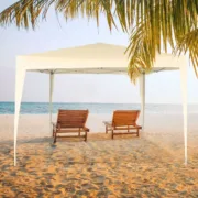 Gazebo Aktive 300 x 240 x 300 cm Aço Creme Plástico Casa | Jardim - nacloset 2