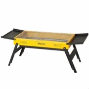 Churrasco Portátil Aktive Aço 89 x 33 x 33 cm Amarelo Casa | Jardim - nacloset