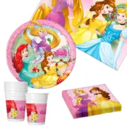 Conjunto Artigos de Festa Disney Princess 37 Peças Acessórios para festas - nacloset