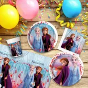 Conjunto Artigos de Festa Frozen 66 Peças Acessórios para festas - nacloset 2