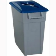 Caixote de Lixo para Reciclagem Denox 65 L Azul (2 Unidades) A Preço de Revenda - nacloset 2