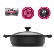 Caçarola com Tampa Taurus 980929000 Preto Ø 28 cm Cozinha | Gourmet - nacloset