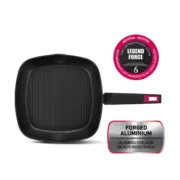 Frigideira Taurus KGR4028 Preto Alumínio Alumínio Forjado Ø 28 cm Cozinha | Gourmet - nacloset 2
