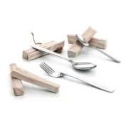 Conjunto de Garfos Quid Hotel Metal Aço inoxidável 15 cm 12 Unidades Cozinha | Gourmet - nacloset 2