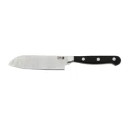 Faca Santoku Quid Professional Inox Chef Black Preto Metal (13 cm) (Pack 10x) Cozinha | Gourmet - nacloset
