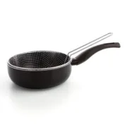 Frigideira com cesto Quid Hydra Preto Metal Baquelite Cozinha | Gourmet - nacloset