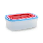 Conjunto de 5 Lancheiras Quid Habitat Plástico Cozinha | Gourmet - nacloset 2