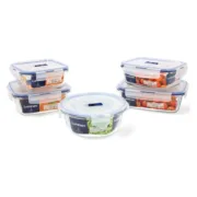 Conjunto de Lancheiras Luminarc Pure Box Active (5 pcs) Duas cores Vidro 43 x 32 x 18 cm (5 Unidades) A Preço de Revenda - nacloset 2