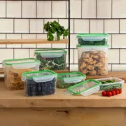 Lancheira Quid Greenery 1,4 L Transparente Plástico (Pack 4x) Cozinha | Gourmet - nacloset 2