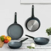 Frigideira antiaderente Pyrex Geoh Alumínio Forjado 28 cm Cozinha | Gourmet - nacloset 2