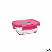 Lancheira Hermética Luminarc Pure Box Holy Duas cores Vidro 380 ml (6 Unidades) A Preço de Revenda - nacloset