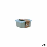 Lancheira Quadrada com Tampa Quid Inspira 620 ml Verde Plástico (12 Unidades) A Preço de Revenda - nacloset