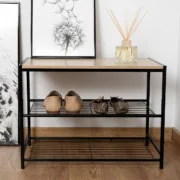 Sapateira Vinthera Moa Aço Preto 60 x 30 x 44,5 cm Casa | Jardim - nacloset 2