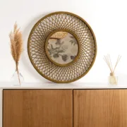 Espelho de parede Vinthera Moa Rotim Natural 59 cm (4 Unidades) A Preço de Revenda - nacloset 2