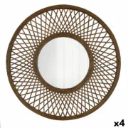 Espelho de parede Vinthera Moa Rotim Natural 59 cm (4 Unidades) A Preço de Revenda - nacloset