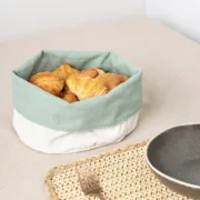 Cesto para Pão Vinthera Okapi Duas cores Têxtil 20 cm Material reciclado Caixas de cozinha e caixas de pão - nacloset 2