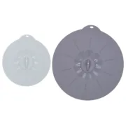 Conjunto de tampas Quid Ozon Silicone Plástico 2 Peças Cozinha | Gourmet - nacloset