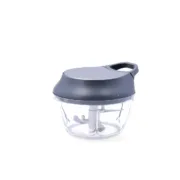 Mini picadora manual com fio Quid Ozon Aço Metal 13,5 x 12 x 10 cm Cozinha | Gourmet - nacloset