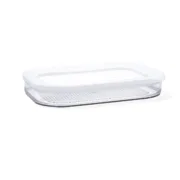 Lancheira Retangular com Tampa Quid Rico Transparente Plástico 22 x 16 x 3,5 cm Cozinha | Gourmet - nacloset