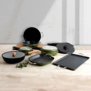 Tampa para Frigideiras Quid Naturalia Preto Metal 28 cm Tortilhas Cozinha | Gourmet - nacloset 2