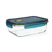 Lancheira Hermética Quid Astral Azul Vidro 1,52 L 23 x 17,5 x 8,4 cm (6 Unidades) A Preço de Revenda - nacloset 2